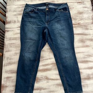 DJ Jeans, skinny fit, size 22, worn a few time, dark denim blue
